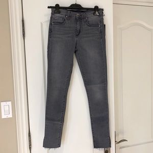 Joe's Skinny Ankle Flawless Jeans, Size 25, Charcoal Grey